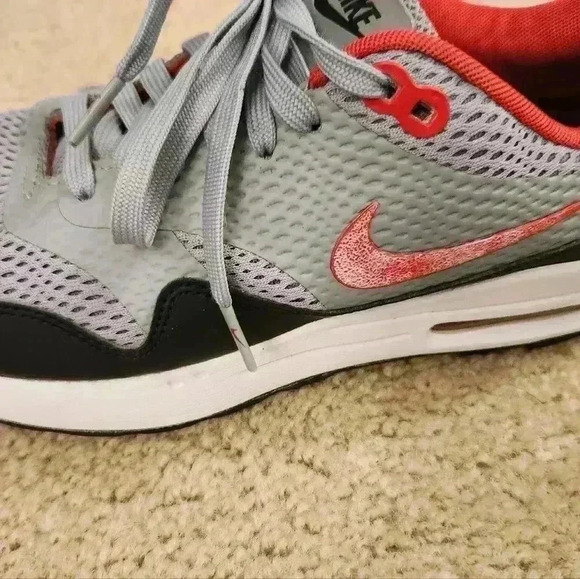 Nike Men's Air Max 1 G Grey Red Spikeless Golf Shoes Size 9 US - Picture 5 of 9